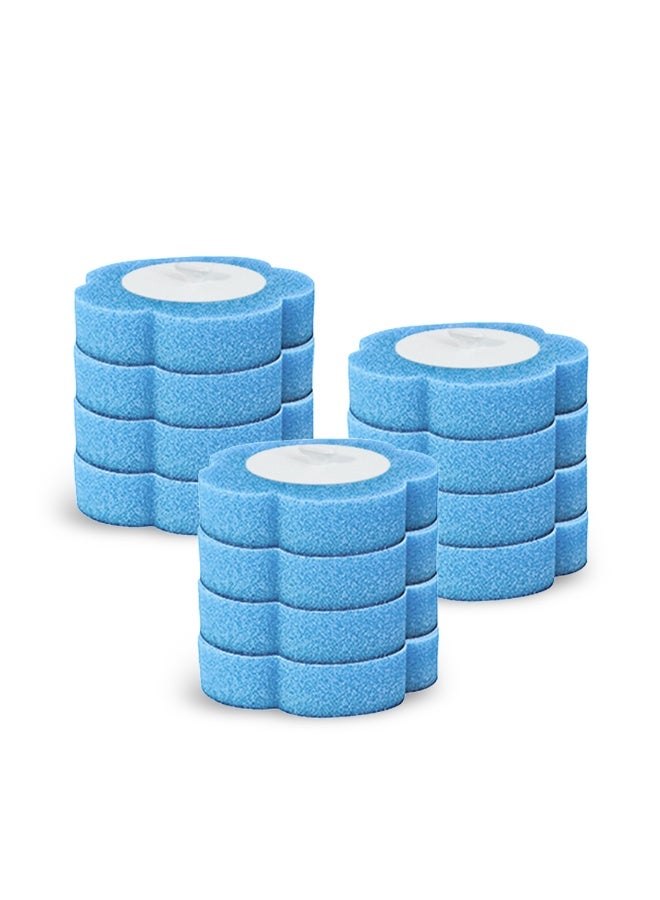 كايزين اسفنجات فرشاة التنظيف السحرية من كايزن - أزرق - 12 قطعة - Image 2